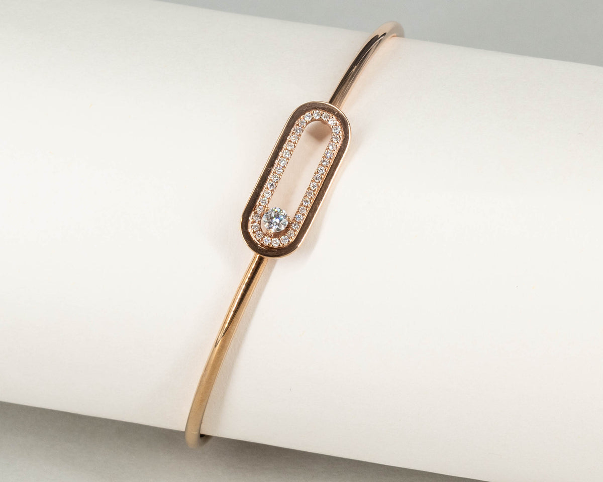 Armreif "Infinite Love" in 18 kt Roségold mit Brillanten
