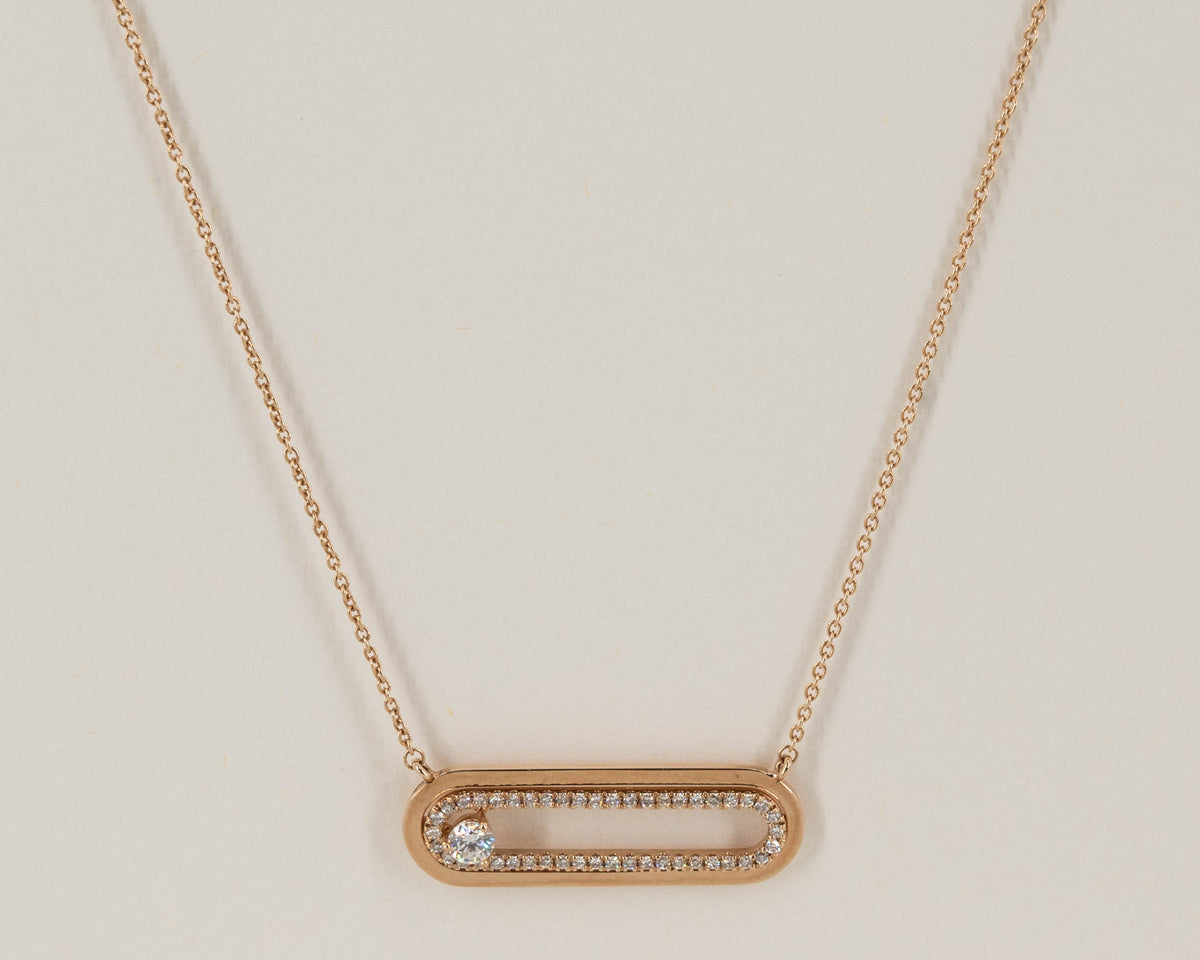 Collier "Infinite Love" in 18 kt Roségold mit Brillanten
