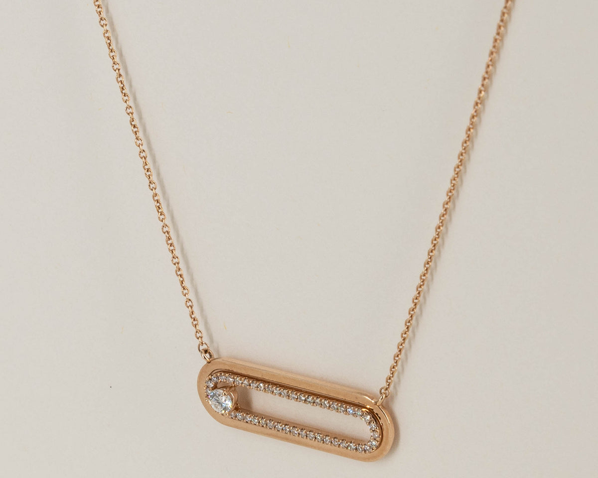 Collier "Infinite Love" in 18 kt Roségold mit Brillanten